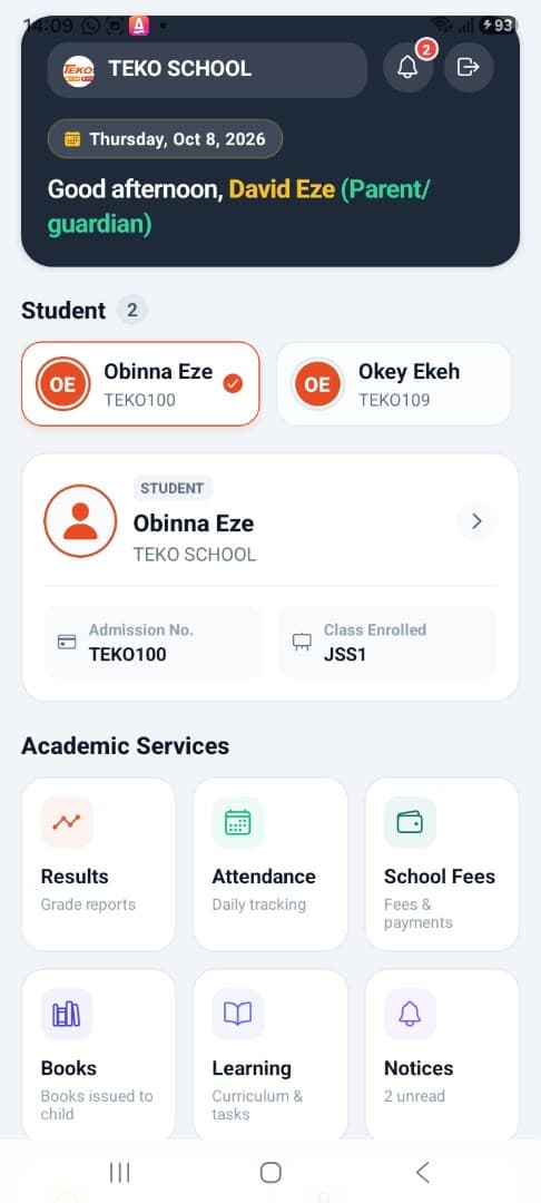 CoreOne Student - Student Mobile Experience